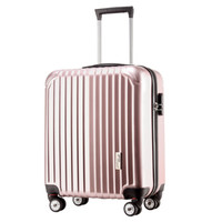 秀乐途Surelaptop万向轮拉杆箱19英寸男女商务电脑旅行箱行李箱子镜面登机箱3036-19 镜面 玫瑰金