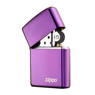 ZIPPO 之宝 打火机防风煤油之宝 深紫商标官方原装 520情人节礼物送男友 24747ZL