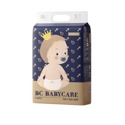 BabyCare 皇室系列 弱酸轻肤通用纸尿裤 S58片 *3件