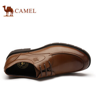 CAMEL 骆驼 英伦复古舒适正装皮鞋男 A932102500 棕色  43