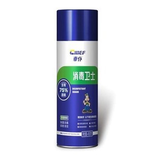 CHIEF 车仆 75%酒精喷雾 车内消毒杀菌 450ml