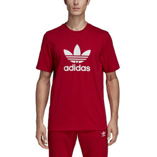 阿迪达斯 ADIDAS 三叶草 男子 经典系列 TREFOIL T-SHIRT 运动 T恤 DX3609 M码