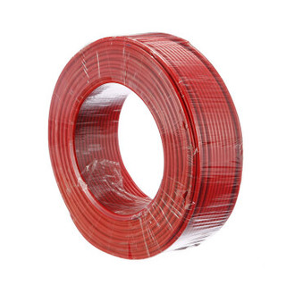 金山 电线电缆 国标单芯塑铜线 硬线 BV50平方毫米 红 100米/盘（预售300米起定）定制 货期15天