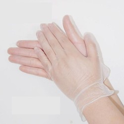 kepu 可普  一次性PVC透明隔离手套  100只
