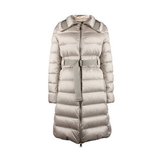 Moncler 盟可睐 19年秋冬新品女士米色聚酰胺长款收腰羽绒服 D2 093 4933900 57869 26A 0码