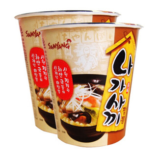 韩国进口 三养（SAMYANG）方便面拉面 混合海鲜风味杯面 泡面 65g*2杯