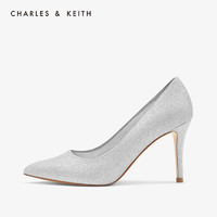 CHARLES＆KEITH 单鞋CK1-60361168 尖头细跟高跟鞋