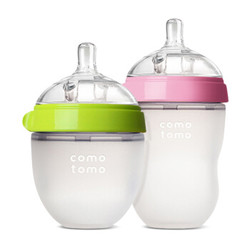 comotomo 可么多么 宽口径 硅胶奶瓶 150ml+250ml送奶粉盒+凑单品