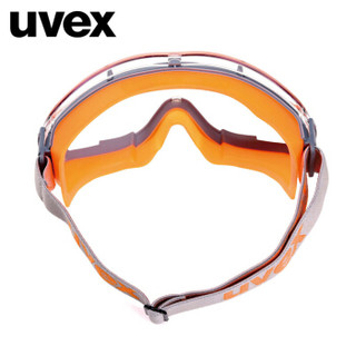 UVEX优维斯防护眼罩防飞溅防风沙骑行防冲击打磨工业粉尘透明防尘防护眼镜定做9002-245