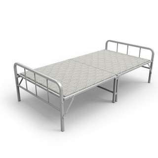 瑞仕达 Restar 折叠床加固简易硬板木板床板式家用成人午休床单人陪护床办公室午睡床带栏杆80宽CR0281