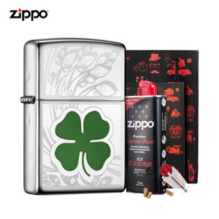 ZIPPO 之宝 打火机套装礼盒 四叶草 24699