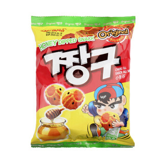 韩国进口（SAMYANG）三养蜂蜜味圈圈脆 115g 小张谷 膨化食品 进口休闲零食