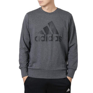 阿迪达斯 ADIDAS 男子 型格系列 ESS BIGLOG CREW 运动 套头衫 CZ7538 XL码