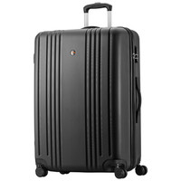 ALLANT拉杆箱万向轮 28英寸行李箱男旅行箱 ABS时尚轻盈 AL-8506 黑色