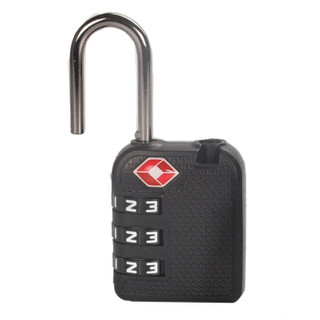 锐赛特（RESET）RST-074  3密码锁出境欧美TSA出国旅行箱包锁密码锁健身房锁背包锁迷你密码挂锁 黑色