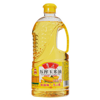 鲁花 食用油 非转基因 物理压榨 玉米油礼盒 1.6L*2