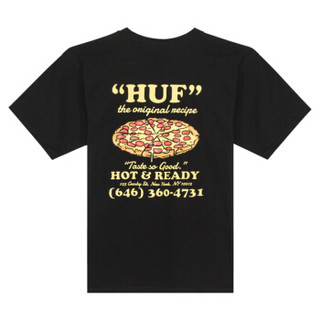 HUF 男士黑色短袖T恤 TS00589-BLACK-L