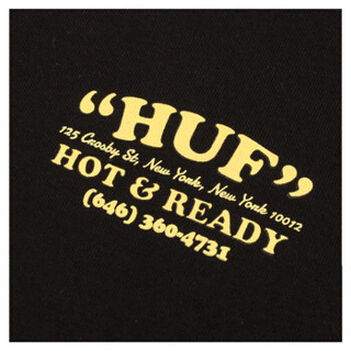 HUF 男士黑色短袖T恤 TS00589-BLACK-L