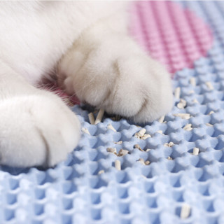 洁客（Drymax）宠物猫用猫砂垫蓝色