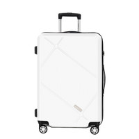 安特丽（antler）万向轮旅行箱包商务行李箱男女拉杆箱28英寸密码箱登机托运箱子PC A854白色