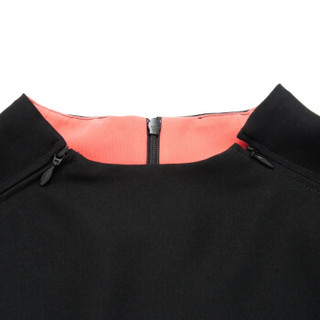 EMPORIO ARMANI阿玛尼奢侈品女士时尚系带长袖连衣裙 2NA12T-2M015 BLACK-999 44