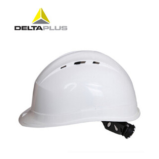 代尔塔（DELTAPLUS）102009 高密度聚丙烯(PP)石英4型 舒适款安全帽 蓝色 1个(需另配JUGALPHA下颚带) 定制款