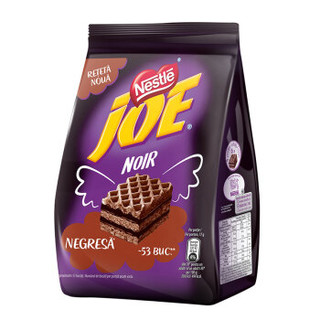 雀巢(Nestle) 卓脆JOE欧洲进口休闲零食 可可味纯可可粉威化饼干 180g