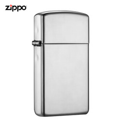 ZIPPO 之宝 纤巧银机 珍藏款 打火机父亲节礼物 防风打火机