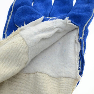 威特仕 / WELDAS 10-2054 彩蓝色长袖款电焊烧焊手套加长袖筒46cm防火耐磨隔热  1副