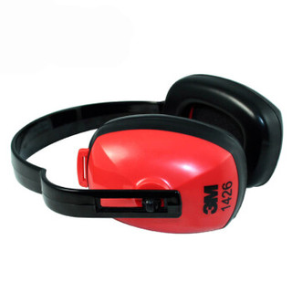 3M 1426经济型隔音耳罩 睡眠 工业噪声学习降噪耳罩1副装 SNR31dB高度可调节 定做