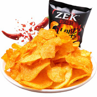 韩国进口 ZEK 香辣烧烤味 原切薯片 60g/袋