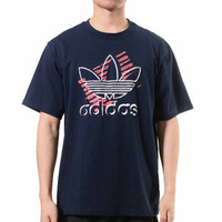 阿迪达斯 ADIDAS 三叶草 男子 经典系列 TREFOIL ART TEE 运动 T恤 DV3281 XL码