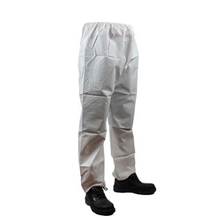雷克兰 LAKELAND AMN301 麦克斯分体裤子 腰部橡筋收口脚踝收口 裤子 1件 白色 S