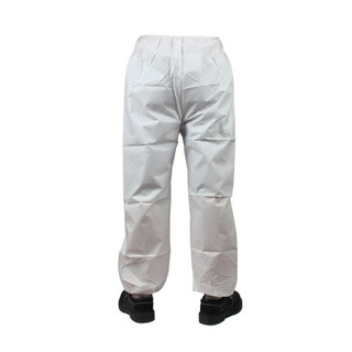 雷克兰 LAKELAND AMN301 麦克斯分体裤子 腰部橡筋收口脚踝收口 裤子 1件 白色 S