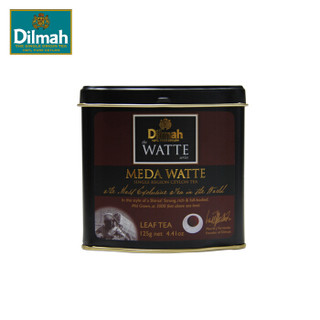 迪尔玛 Dilmah 斯里兰卡进口红茶散装 送礼佳品 美塔瓦特红茶茶叶 125g罐装