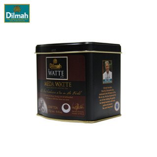 迪尔玛 Dilmah 斯里兰卡进口红茶散装 送礼佳品 美塔瓦特红茶茶叶 125g罐装