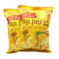 Calbee 卡乐比 ace 海太 卡乐比（Calbee）海太蜂蜜黄油味薯片60g*2 韩国进口零食 休闲膨化食品