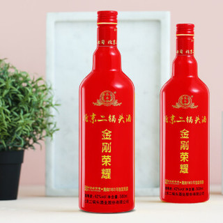 永丰牌 北京二锅头 金刚荣耀红瓶 42度纯粮食清香型白酒 500ml 单瓶装