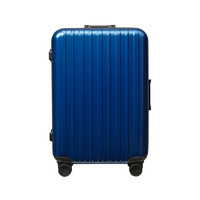 ITO 拉杆箱25英寸旅行箱 大容量行李箱时尚静音万向轮男女密码箱包 CLASSIC 蓝色磨砂