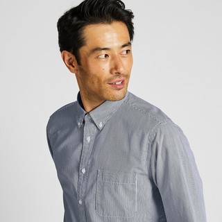 UNIQLO 优衣库 男士衬衫421176 灰色 S