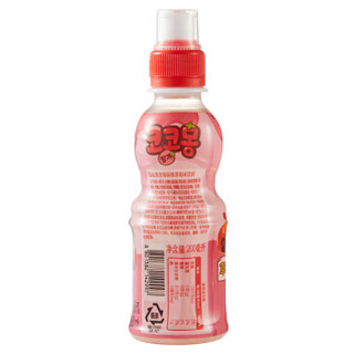 韩国进口 熊津香肠猴草莓汁饮料200ml*24瓶 整箱