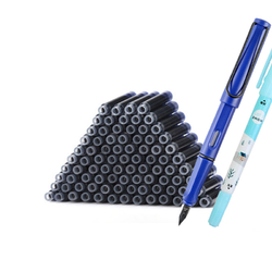 烂笔头 散装钢笔墨囊 3.4mm口径 100支 送钢笔+复写消字笔