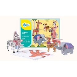 GWIZ  手工立体折纸玩具5个动物