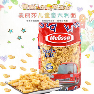 麦丽莎melissa 汽车造型 儿童意大利面 500g