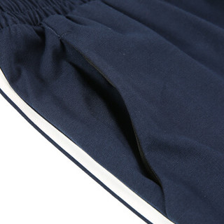 匹克（PEAK）男裤轻便舒适透气针织五分裤运动裤 DF392071 深兰 X2L码
