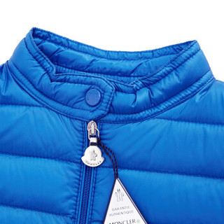 MONCLER 蒙口 奢侈品童装 女童蓝色锦纶羽绒服 4681399 53048 73I 6A/6岁/116cm