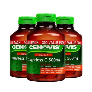 Cenovis 维生素C咀嚼片 500mg 300粒 *3件