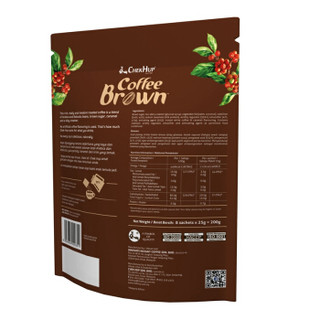马来西亚进口 泽合怡保三合一红糖咖啡袋装200g（25g*8包）速溶咖啡 冲调饮品