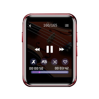 炳捷(BENJIEM) P3/MP4/播放器/电子书/学生小型迷你随身听/运动型/外放1.8英寸全面触摸屏 X1 4G外放版红色