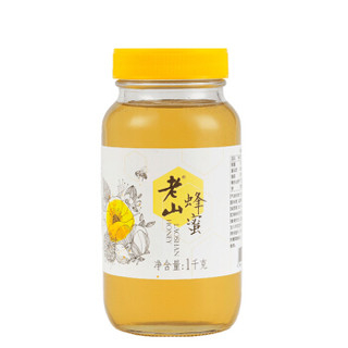 老山 蜂蜜1000g/瓶 玻璃瓶装 油菜花洋槐花蜜源
